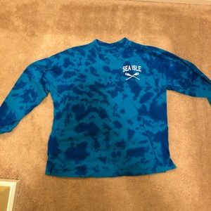Sea isle tie die long sleeve